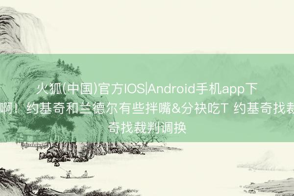 火狐(中国)官方IOS|Android手机app下载 冤枉啊！约基奇和兰德尔有些拌嘴&分袂吃T 约基奇找裁判调换