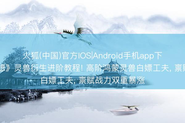 火狐(中国)官方IOS|Android手机app下载 《星辰变回想》灵兽衍生进阶教程