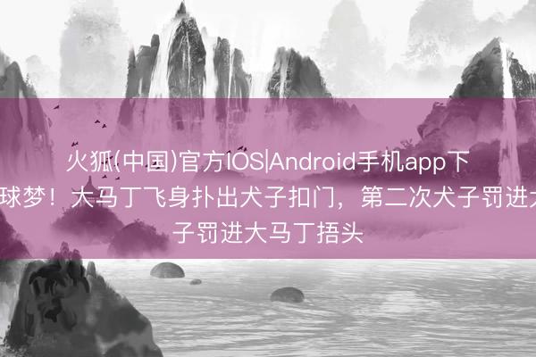 火狐(中国)官方IOS|Android手机app下载 去XX足球梦！大马丁飞身扑出犬子扣门，第二次犬子罚进大马丁捂头